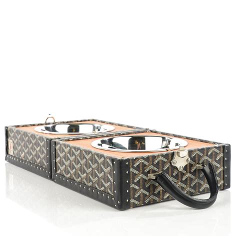 goyard dog bowls cost|maison Goyard pet bowls.